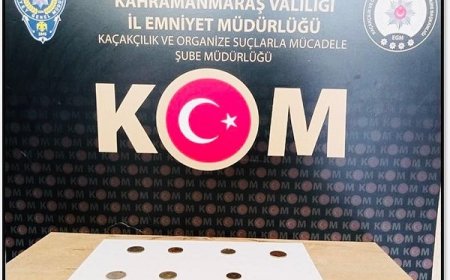 Tarihi Eser Kaçakçılığı Kahramanmaraş’ta Engellendi